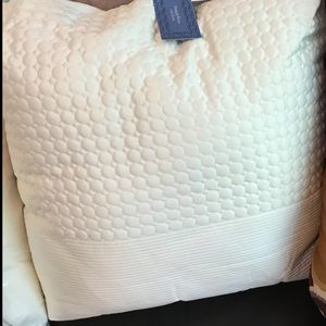 square cream/off white pillow vera wang